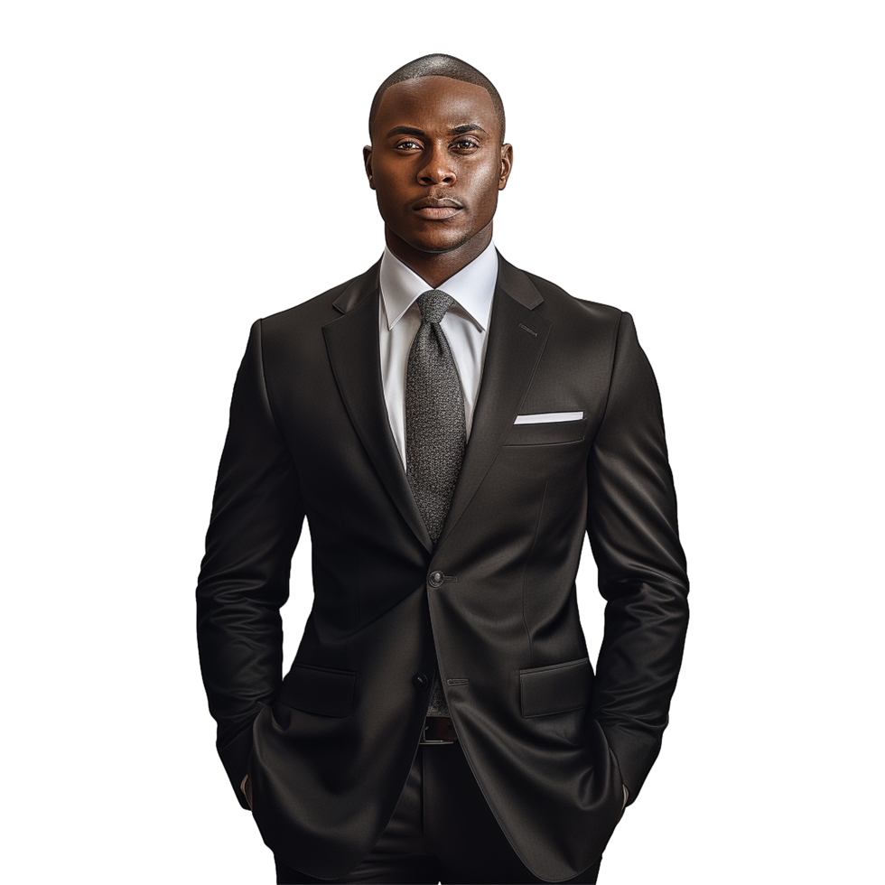 AI generated Businessman isolated on transparent background png