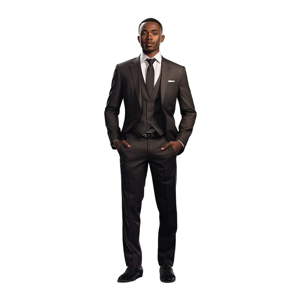 AI generated Businessman isolated on transparent background png