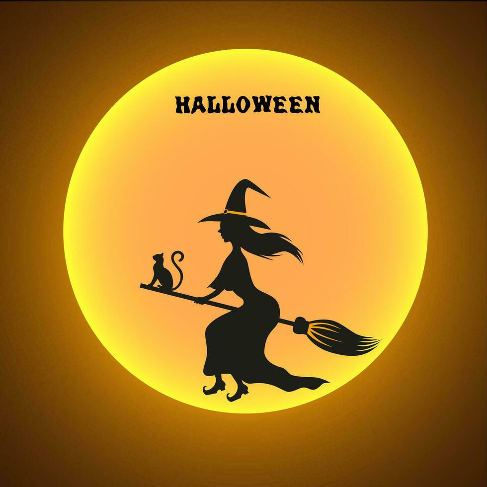 Halloween Design Cover. vector