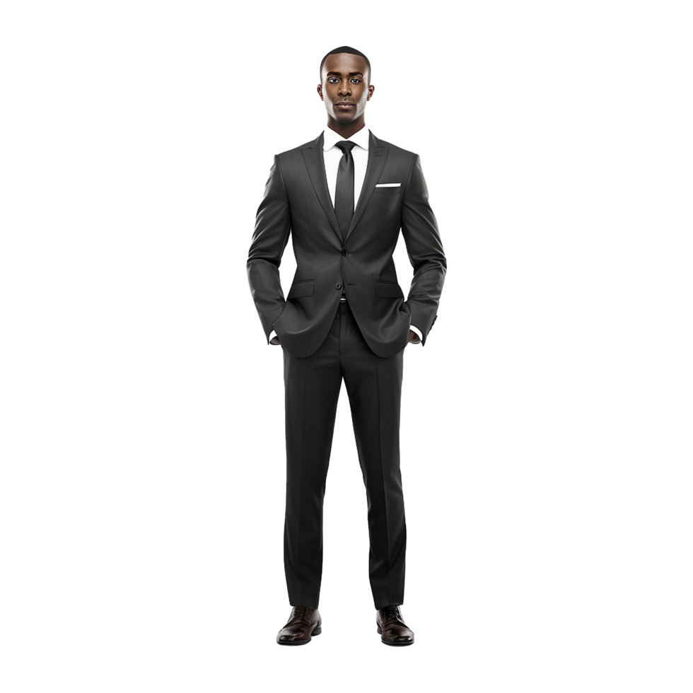 AI generated Businessman isolated on transparent background png