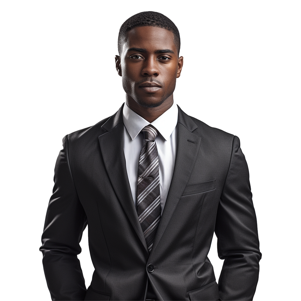 AI generated Businessman isolated on transparent background png
