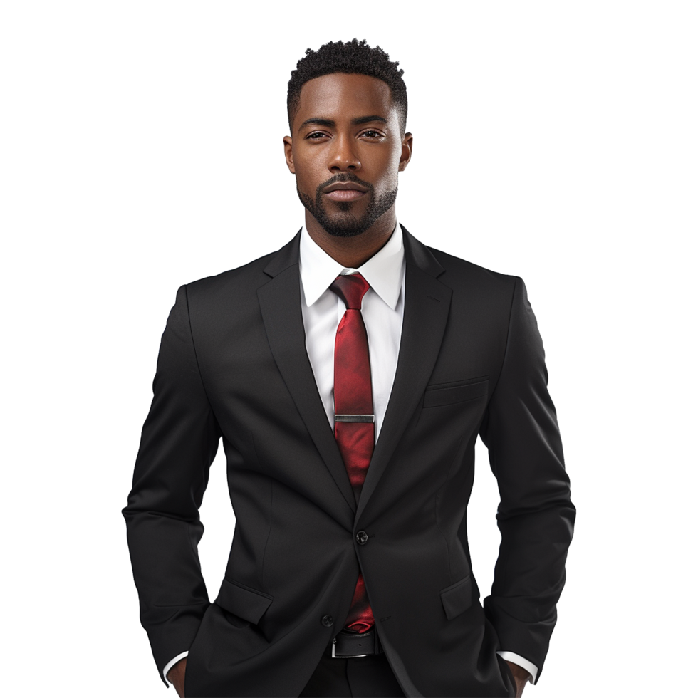 AI generated Businessman isolated on transparent background png