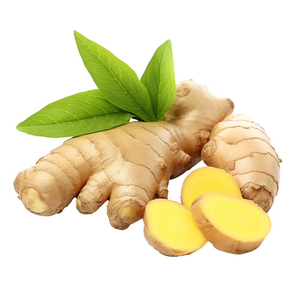 ai genererad ingefära png isolerat på transparent bakgrund