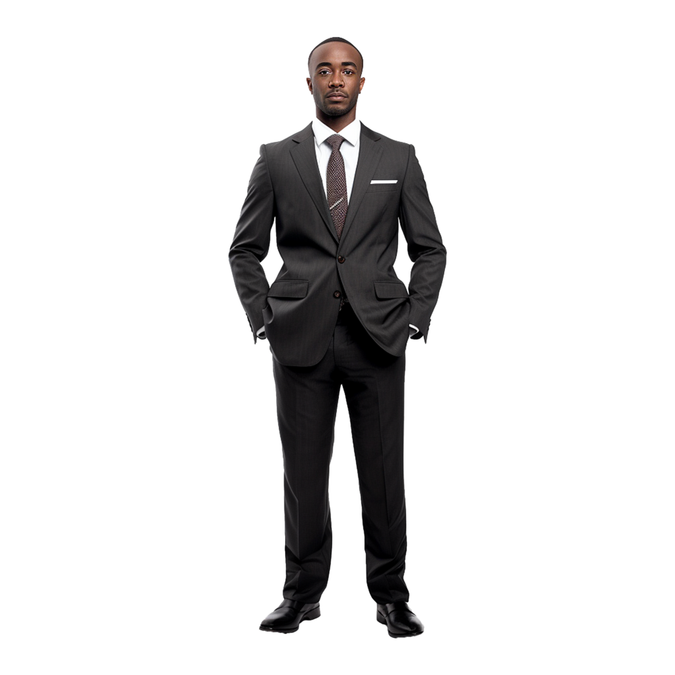 AI generated Businessman isolated on transparent background png