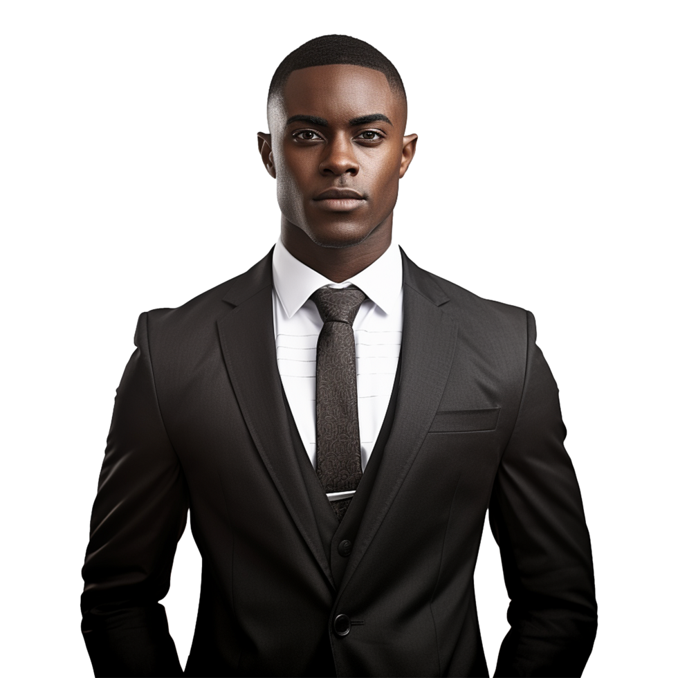 AI generated Businessman isolated on transparent background png