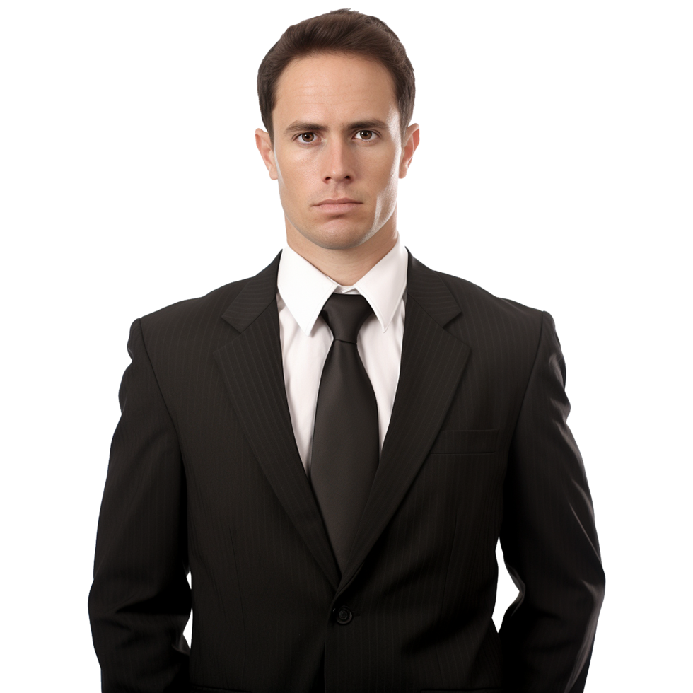 AI generated Businessman isolated on transparent background png