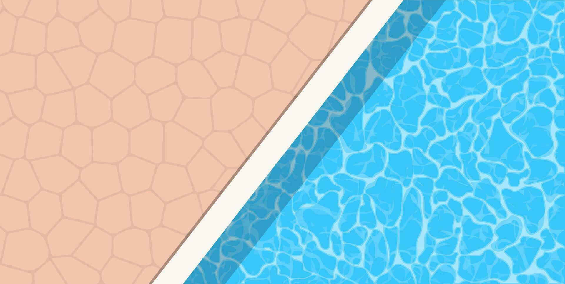 póster modelo para verano día festivo. verano piscina fiesta bandera con espacio para texto. vector