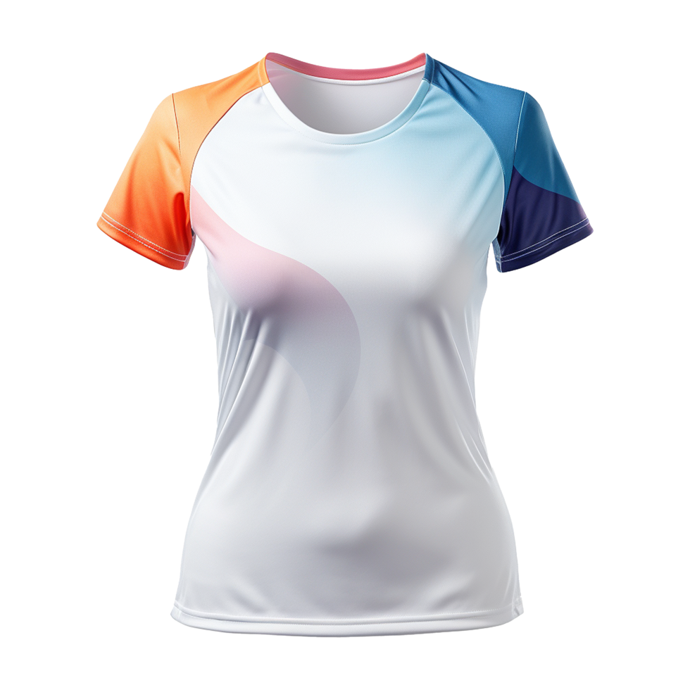 AI generated Women's sports top isolated on transparent background png