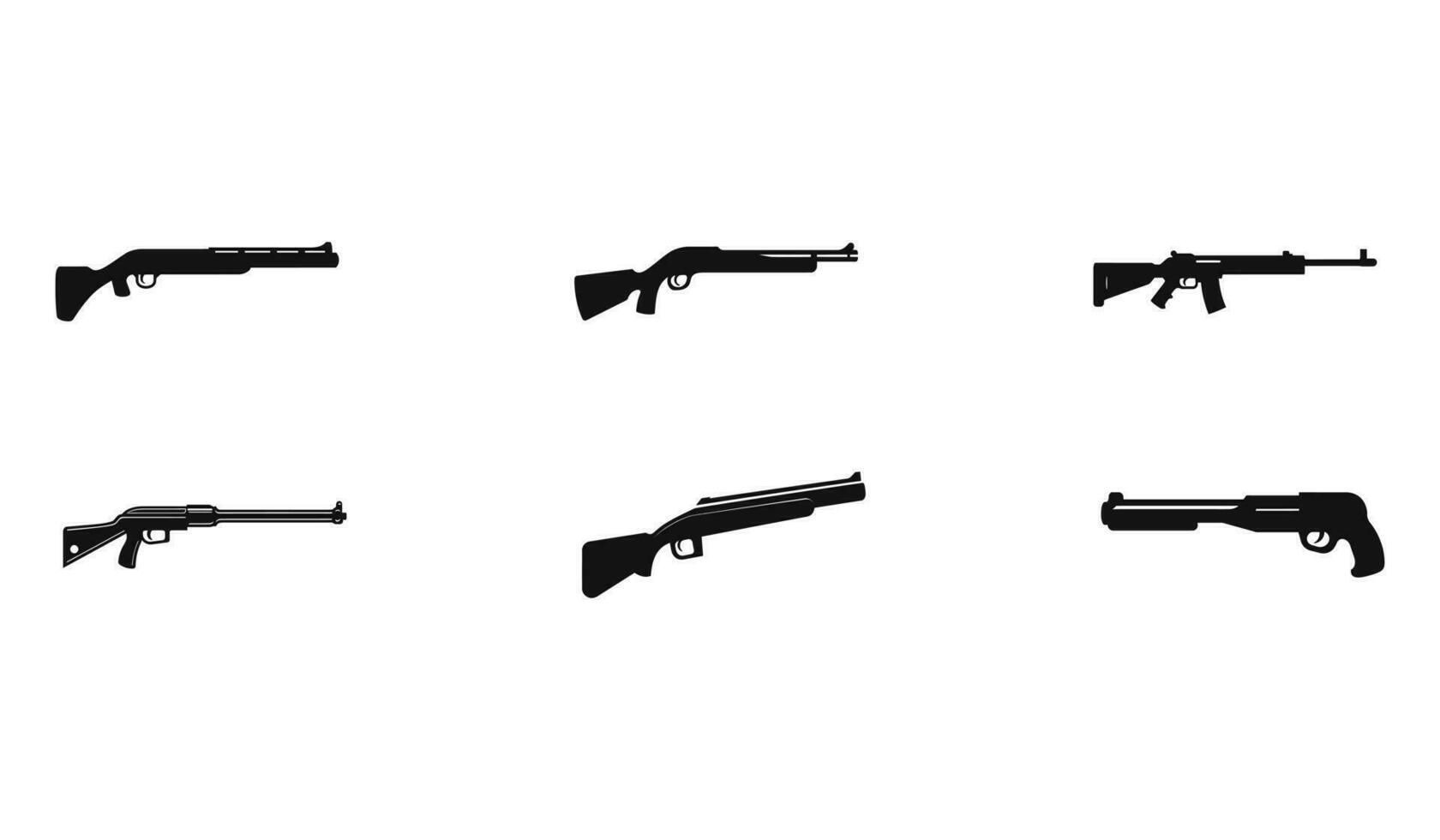 Outdoor Adventure Shotgun Vectors