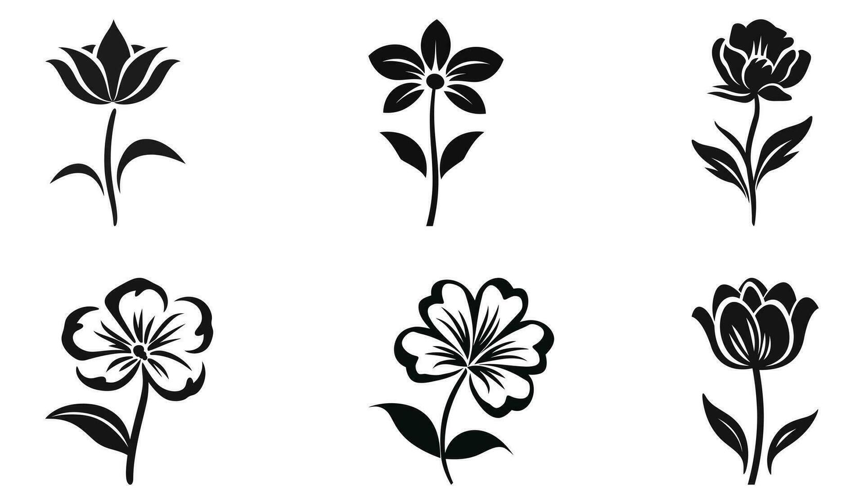 Fresco floral contornos vector