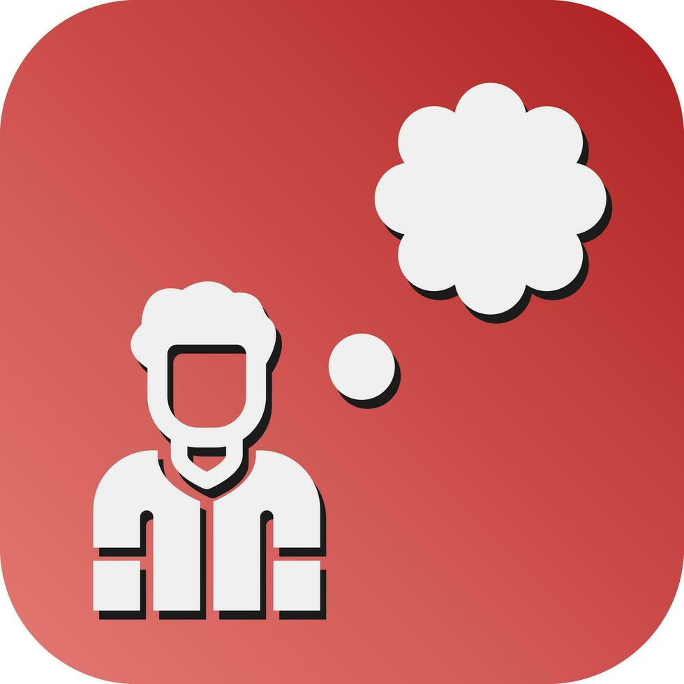 Imagination Vector Glyph Gradient Background Icon For Personal And Commercial Use.