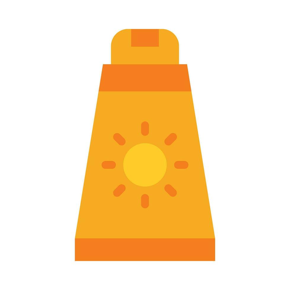 Sunscreen Vector Flat Icon For Personal And Commercial Use.