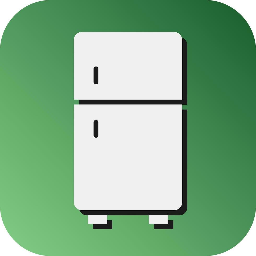 Fridge Vector Glyph Gradient Background Icon For Personal And Commercial Use.