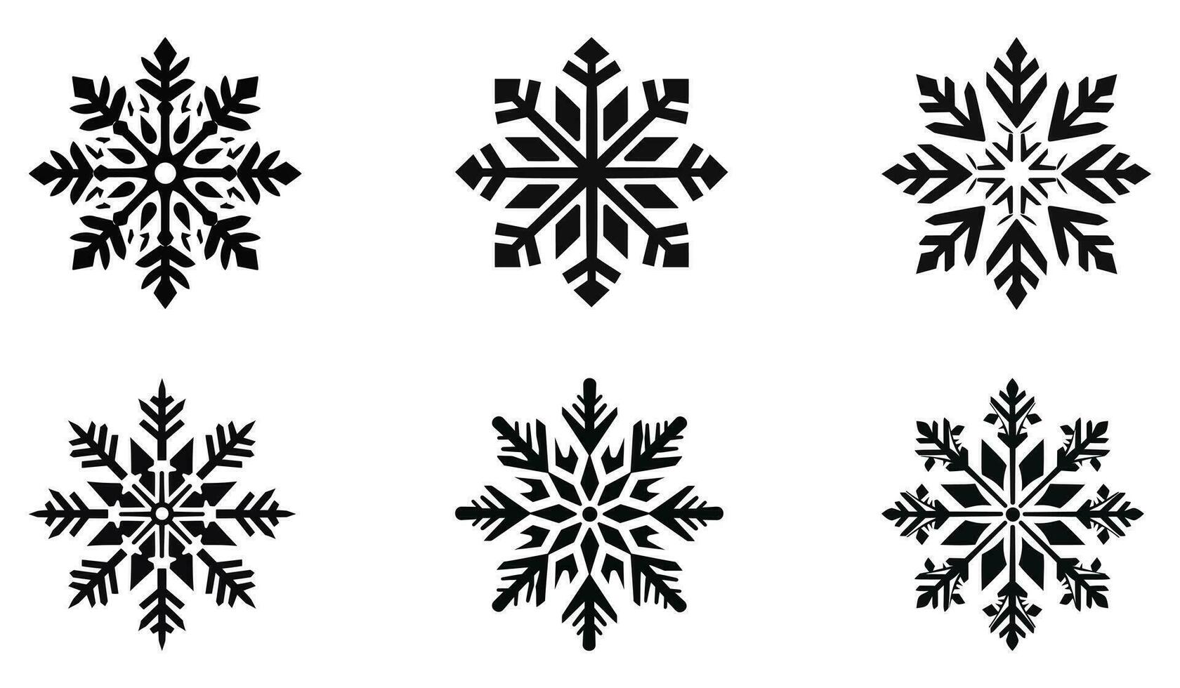 Arctic Bliss Snow Pattern Kit vector