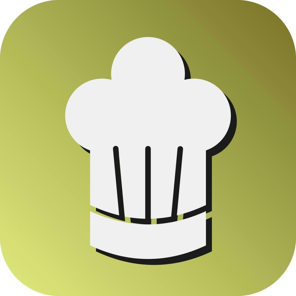 Chef Hat Vector Glyph Gradient Background Icon For Personal And Commercial Use.