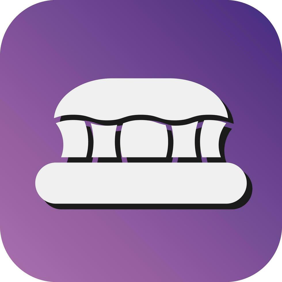 Pakol Hat Vector Glyph Gradient Background Icon For Personal And Commercial Use.