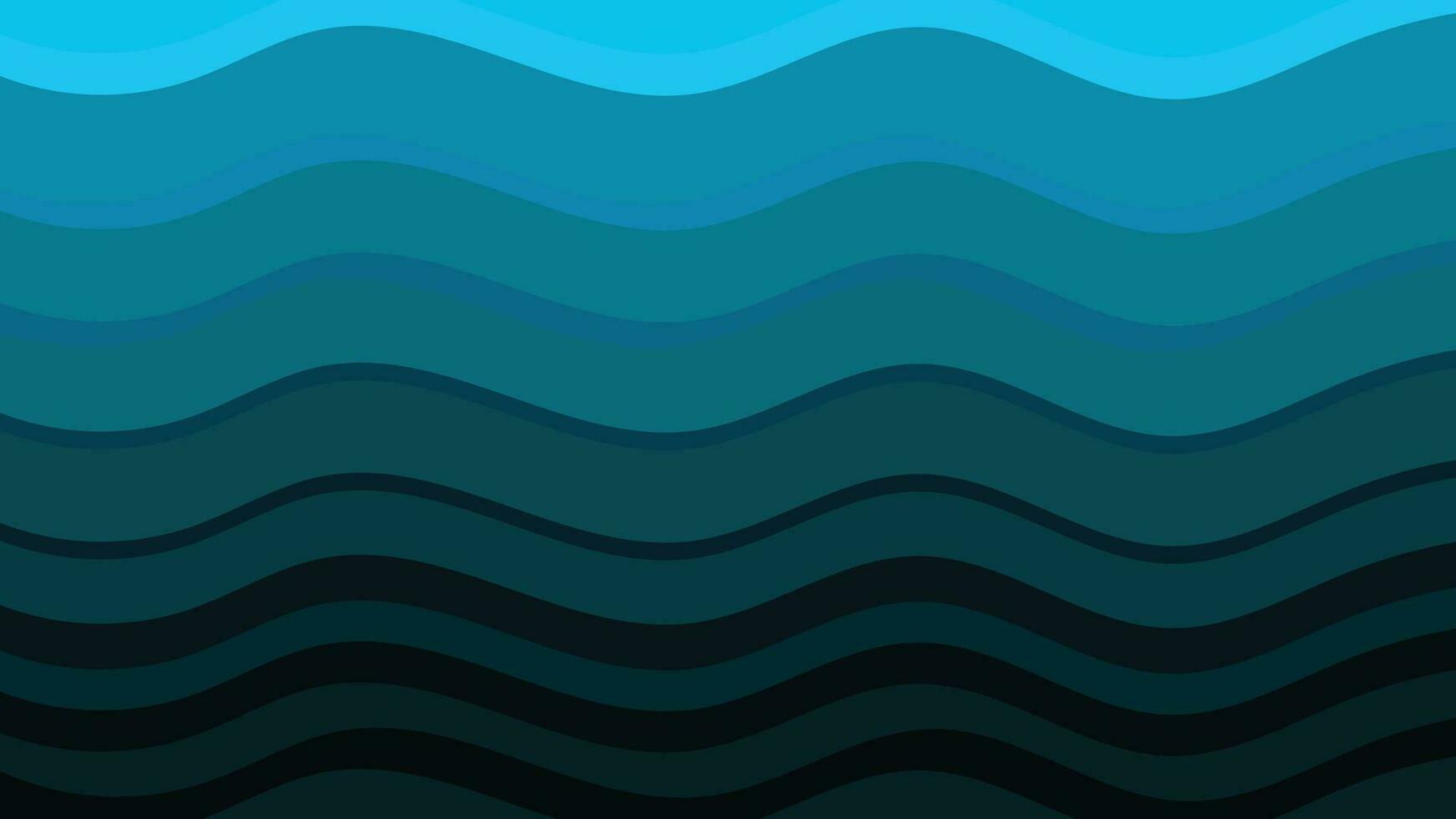 Abstarct wavy layer shading background in blue vector