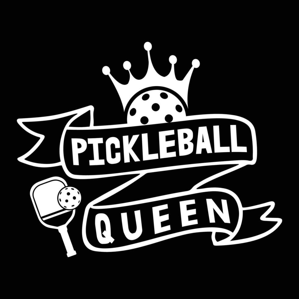 Pickleball quote typography t-shirt design illustrator vector