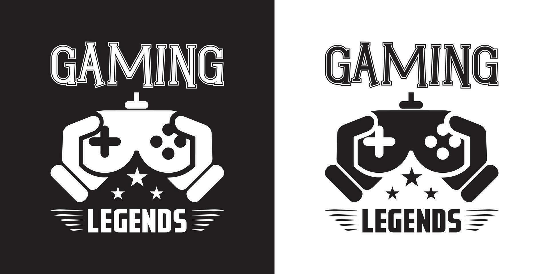 Stylish gaming t shirt and apparel trendy typography t shirt design for game lover. vector