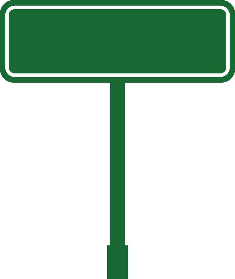 road sign icon in flat isolated on Mockup template for a text. Highway traffic blank plate Road sign in realistic style danger blank warning empty signs. vector for apps web