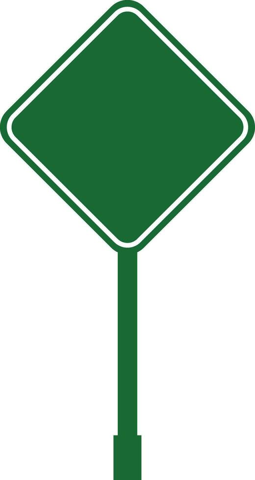 road sign icon in flat isolated on Mockup template for a text. Highway traffic blank plate Road sign in realistic style danger blank warning empty signs. vector for apps web