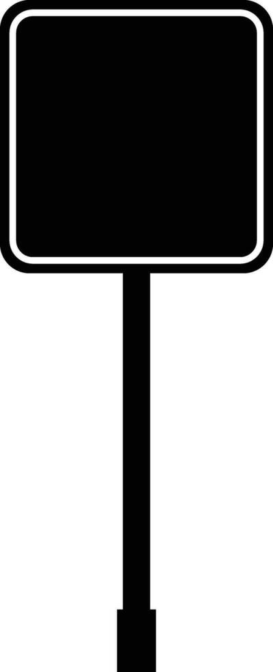 la carretera firmar icono en plano aislado en Bosquejo modelo para un texto. autopista tráfico blanco plato la carretera firmar en realista estilo peligro blanco advertencia vacío señales. vector para aplicaciones web