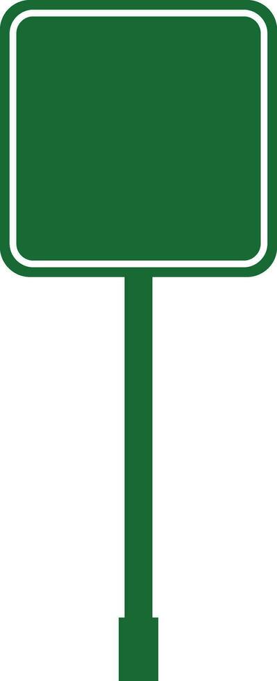 road sign icon in flat isolated on Mockup template for a text. Highway traffic blank plate Road sign in realistic style danger blank warning empty signs. vector for apps web