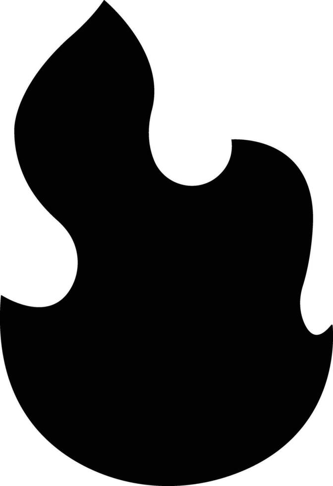 Fire icon in flat style. Fire flame symbol isolated on Bonfire silhouette logotype. Emergency Related Contains such Automated external defibrillator, Siren vector apps website