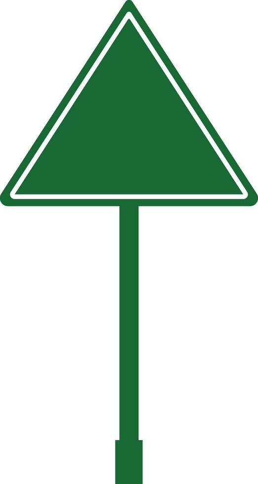 road sign icon in flat isolated on Mockup template for a text. Highway traffic blank plate Road sign in realistic style danger blank warning empty signs. vector for apps web