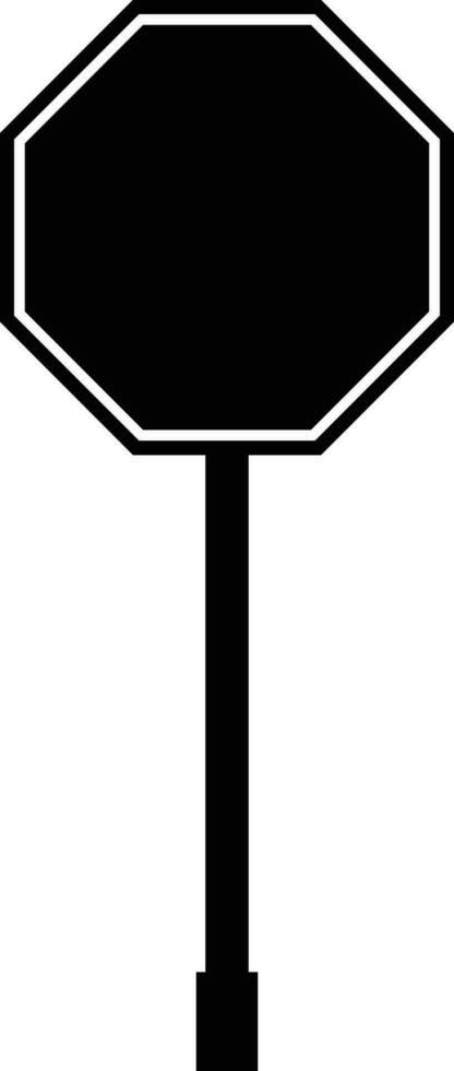 road sign icon in flat isolated on Mockup template for a text. Highway traffic blank plate Road sign in realistic style danger blank warning empty signs. vector for apps web