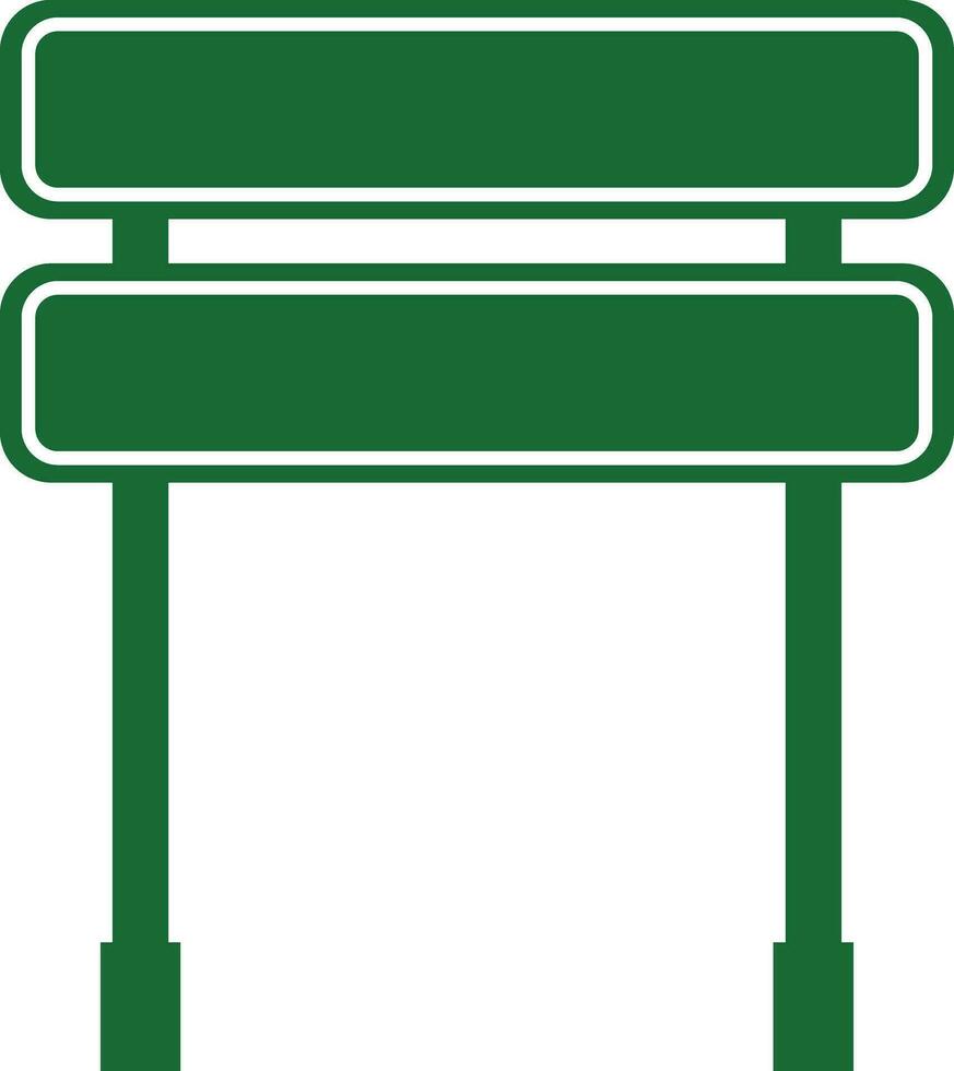 road sign icon in flat isolated on Mockup template for a text. Highway traffic blank plate Road sign in realistic style danger blank warning empty signs. vector for apps web
