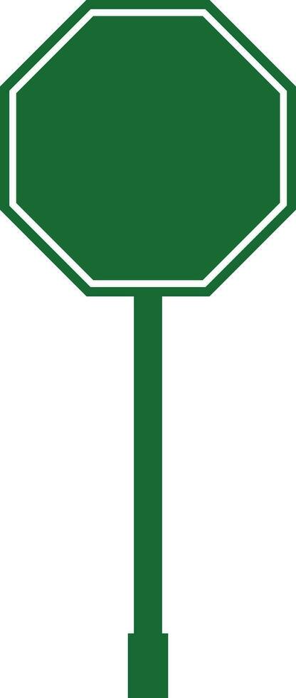 road sign icon in flat isolated on Mockup template for a text. Highway traffic blank plate Road sign in realistic style danger blank warning empty signs. vector for apps web
