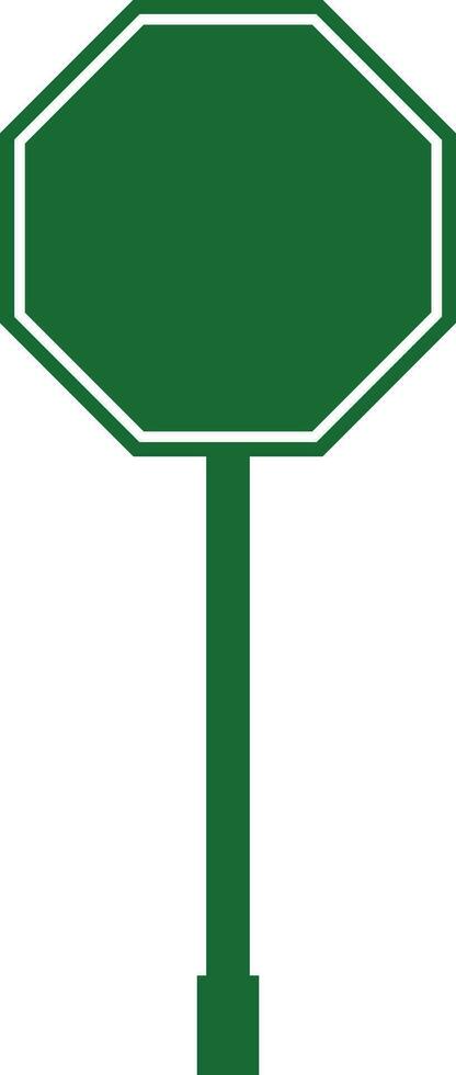 road sign icon in flat isolated on Mockup template for a text. Highway traffic blank plate Road sign in realistic style danger blank warning empty signs. vector for apps web