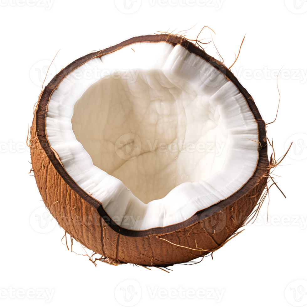 AI generated Coconut No Background Applicable to Any Context Perfect for Print on Demand png