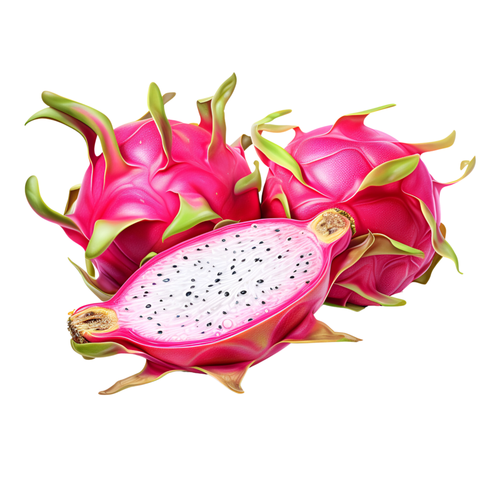 AI generated Dragon Fruit No Background Image png