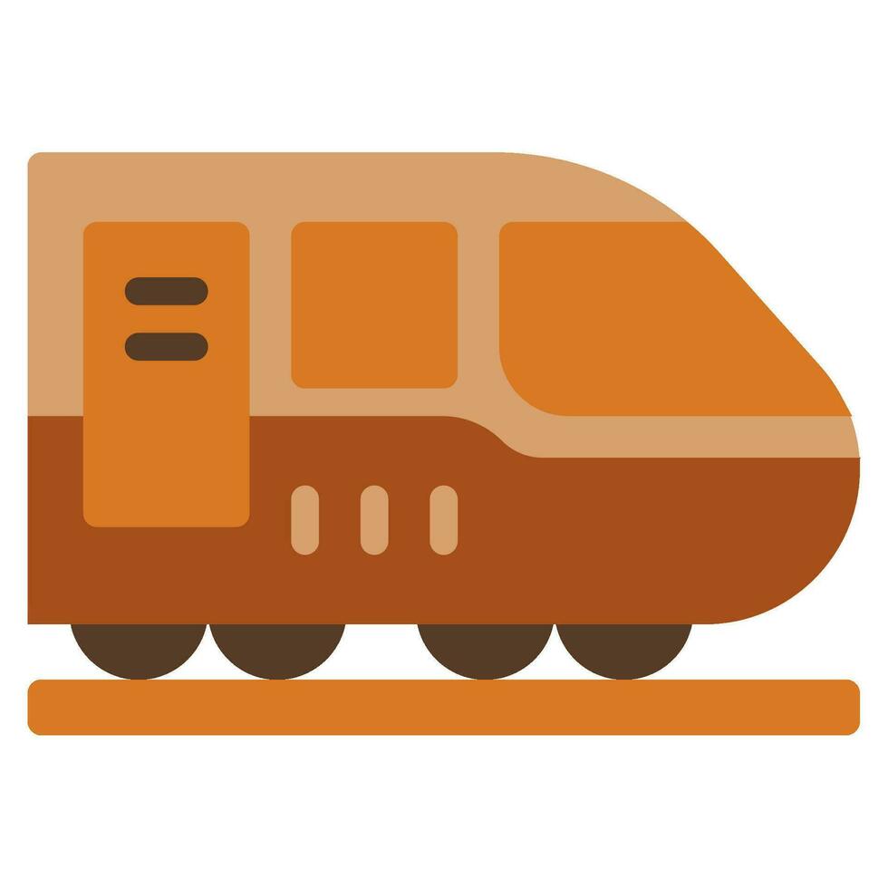 logístico tren objeto vector ilustración