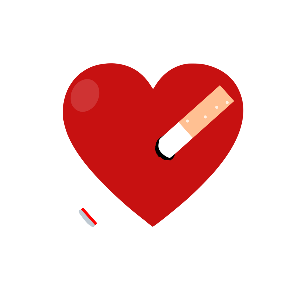 Smoking affect on heart png