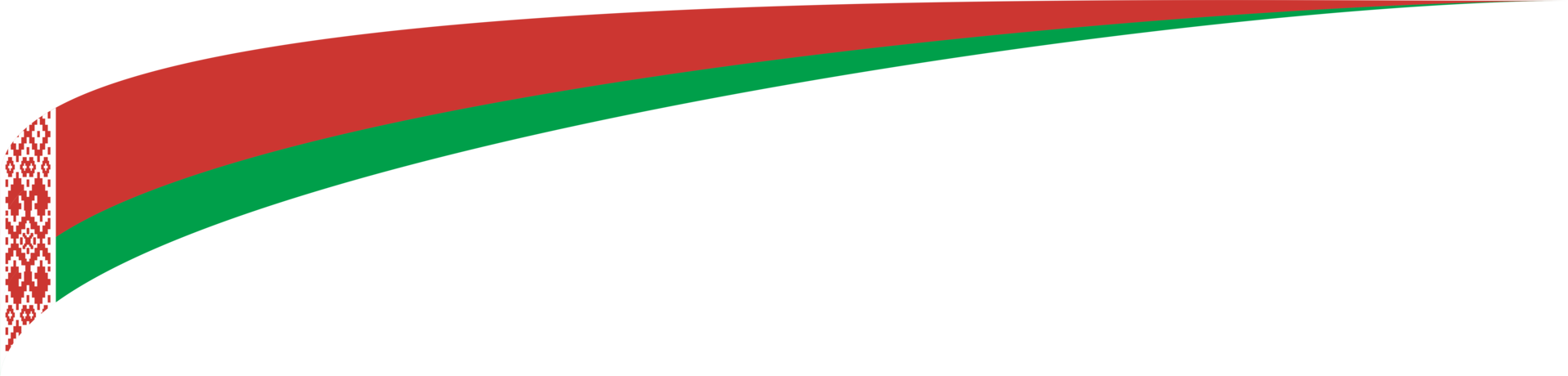 Belarus Flag Ribbon Shape png