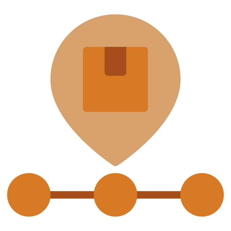 Logistic tracking object vector illustration