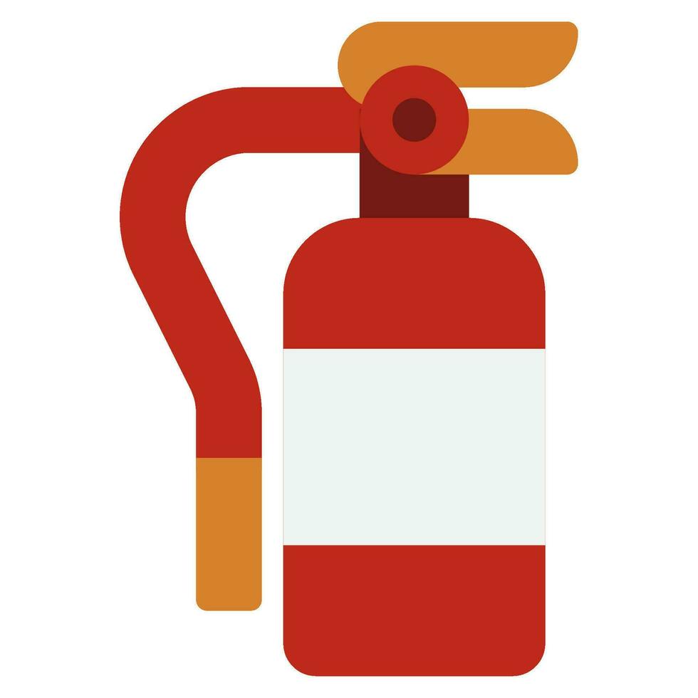 office tools Fire Extinguisher vector object illustration