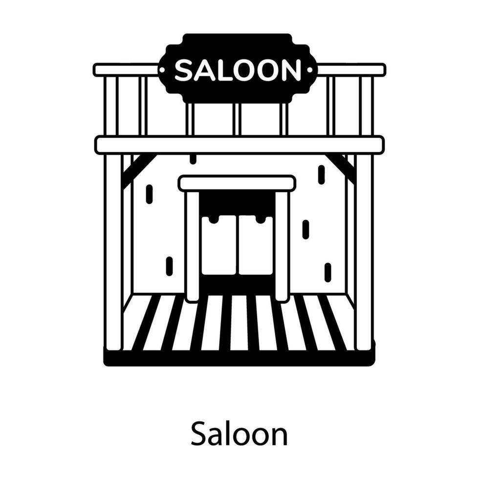 Trendy Saloon Concepts vector