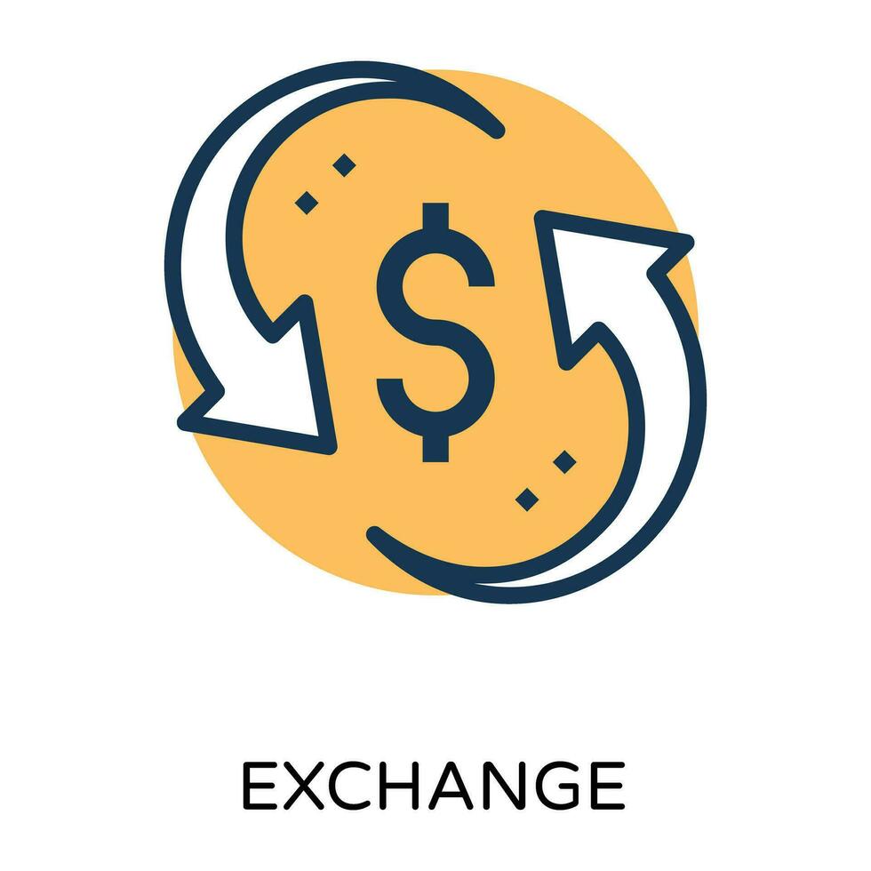 Trendy Money Concepts vector
