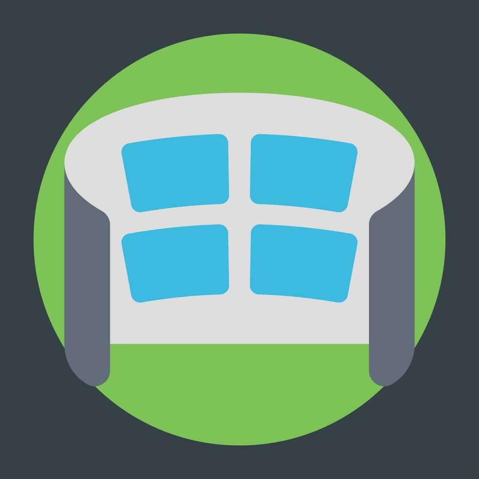 Trendy Virtual Desktop vector