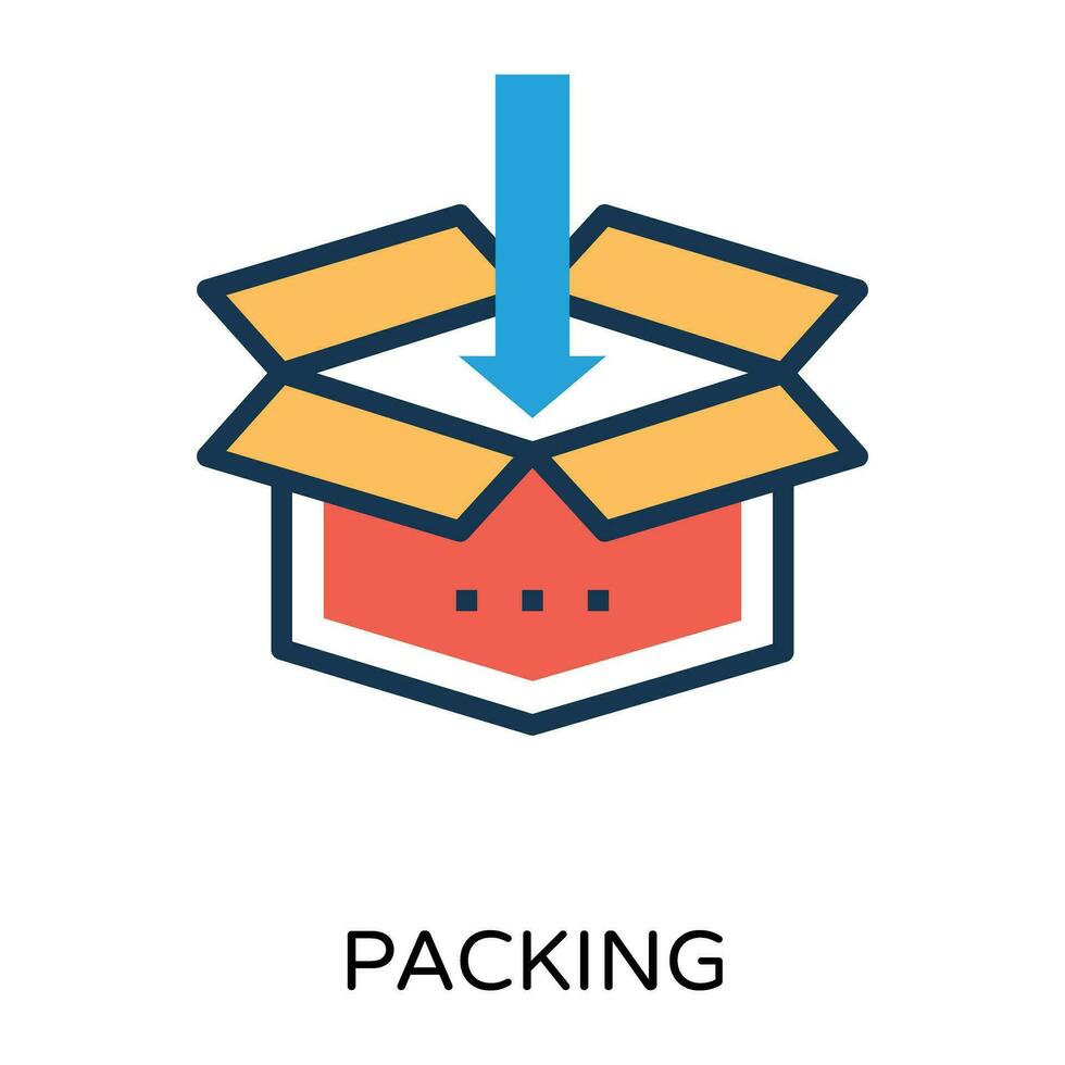 Trendy Dropbox Concepts vector