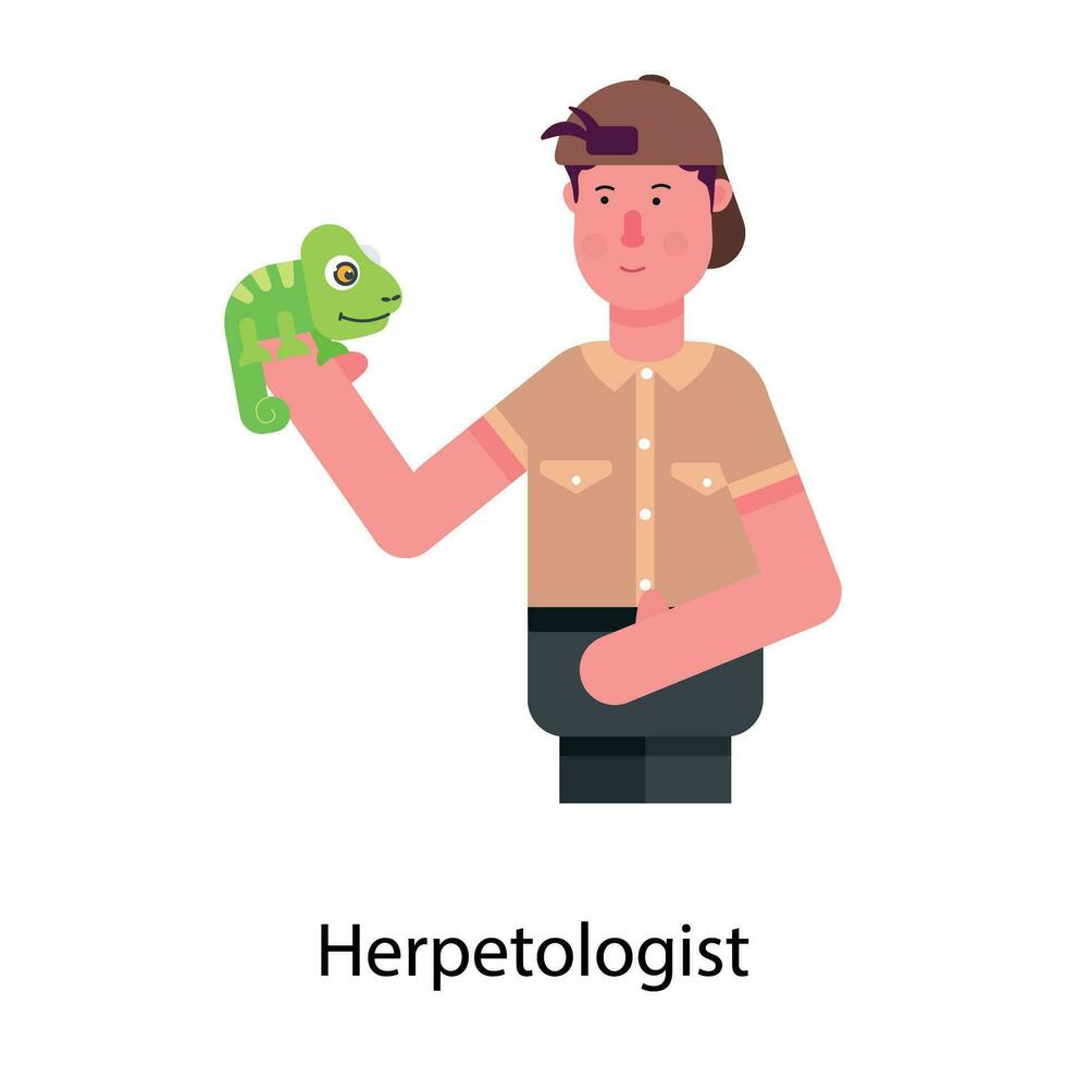 Trendy Herpetologist Concepts vector