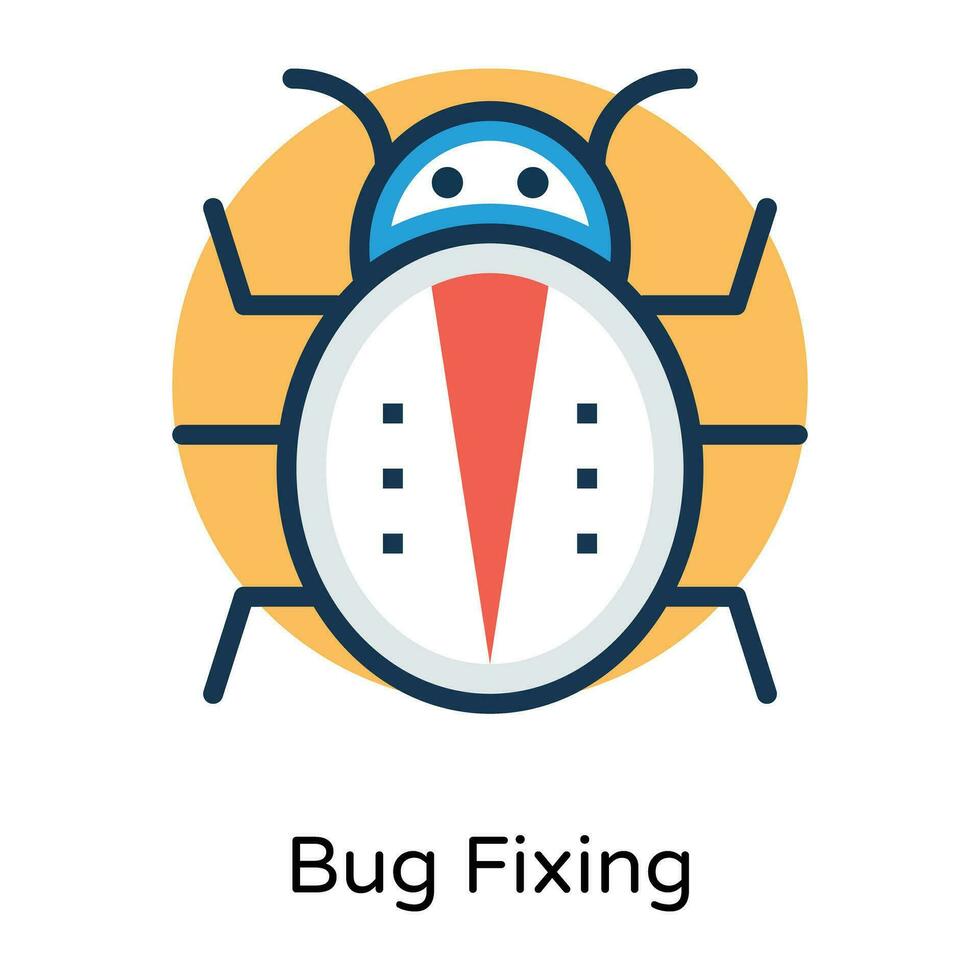 Trendy Bug Concepts vector