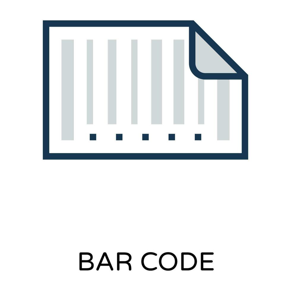 Trendy Barcode Concepts vector