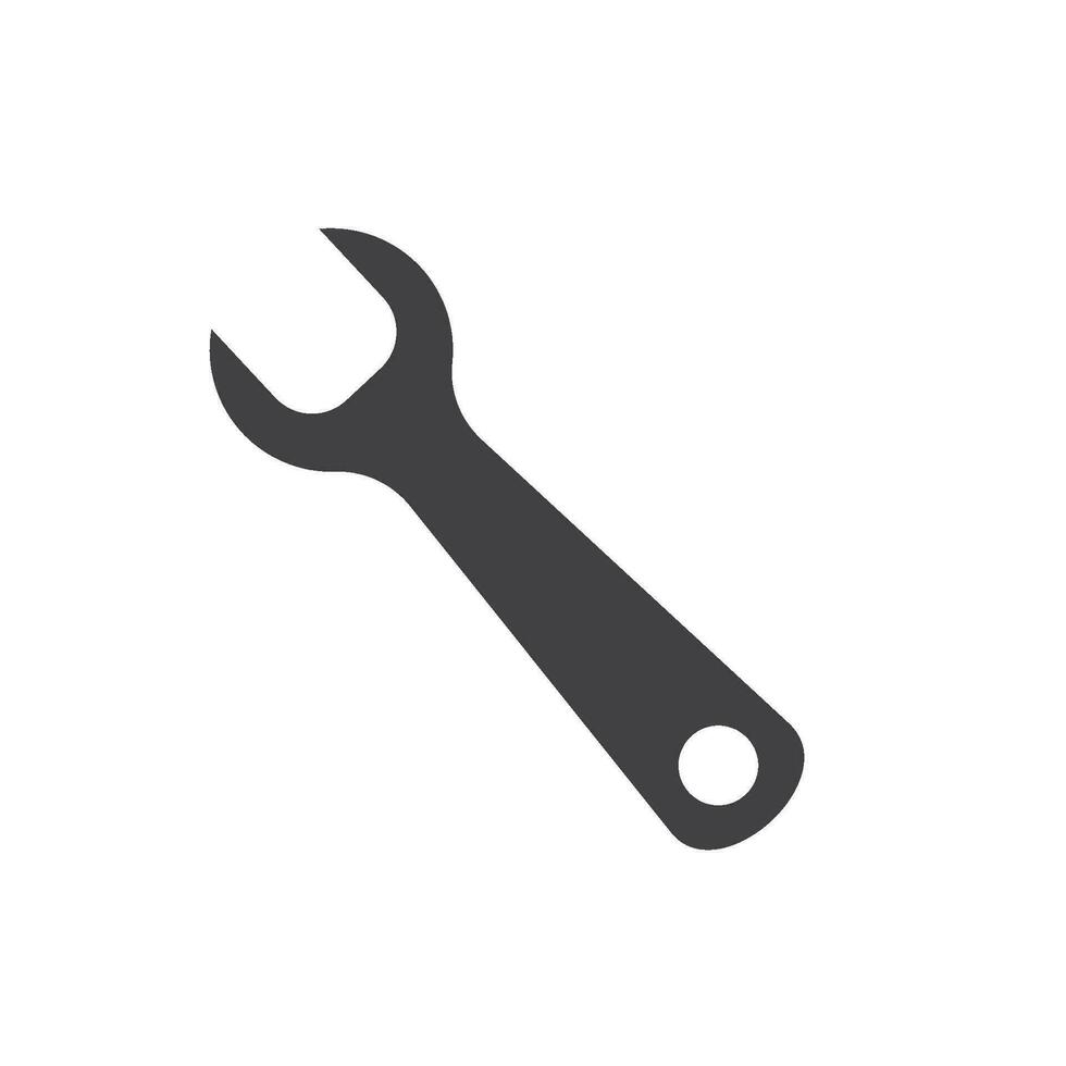 wrench icon vector element design template