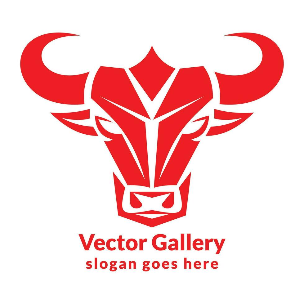 Vector red bull logo design