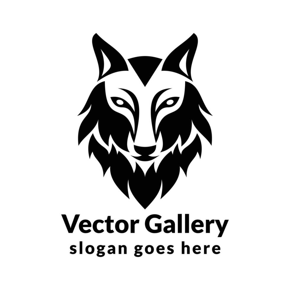 lobo Clásico logo vector ilustración